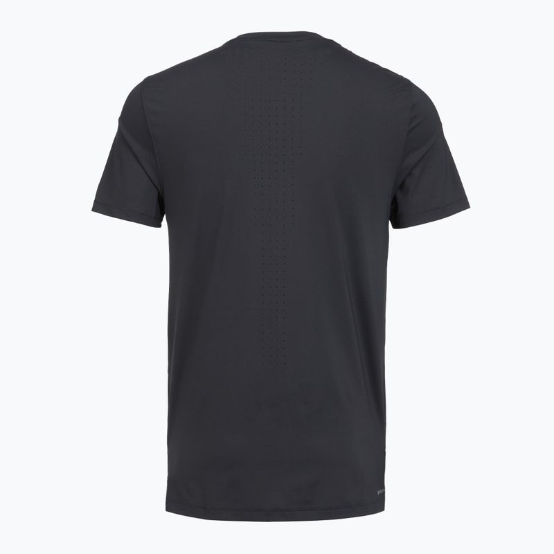 Tricou de alergare pentru bărbați Under Armour Velociti Pro black/black/metallic silver 2
