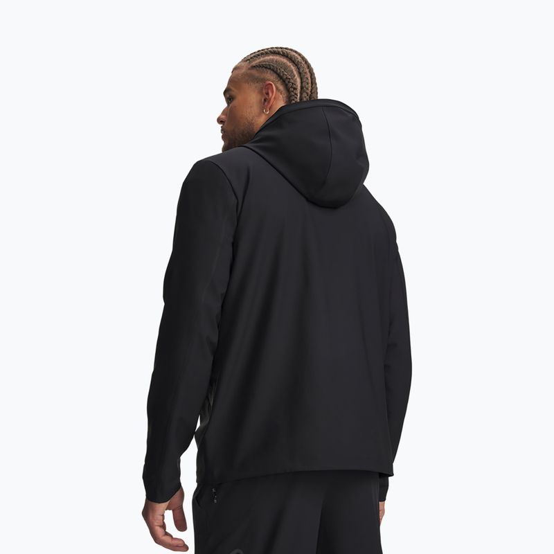 Geacă pentru bărbați Under Armour Unstoppable Woven Jacket black/black 2