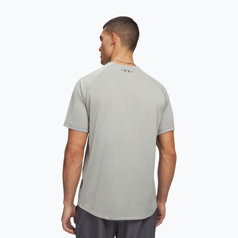 Tricou de antrenament bărbați Under Armour Tech Graphic Tee titanium/black 2