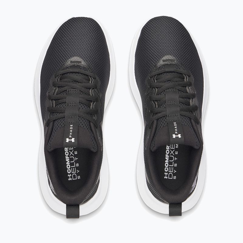 Încălțăminte de alergare pentru femei Under Armour Phade RN 4 black/black/white 3