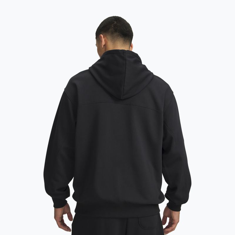 Bluză pentru bărbați Under Armour Rival LW Graphic Hoodie black/black 2