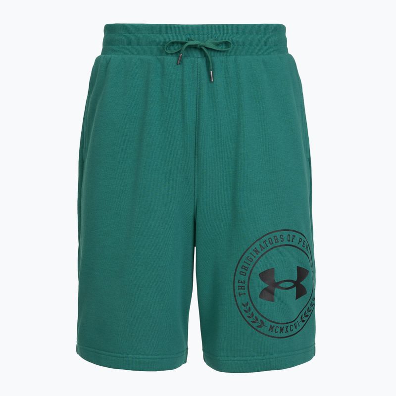 Pantaloni scurți de antrenament pentru bărbați Under Armour Rival LW Graphic rack green/black 5