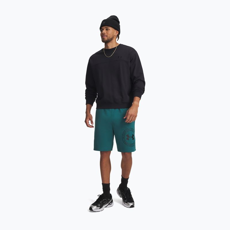 Pantaloni scurți de antrenament pentru bărbați Under Armour Rival LW Graphic rack green/black 2