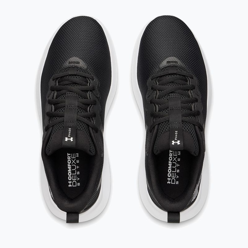 Încălțăminte de alergare pentru bărbați Under Armour Phade RN 4 black/black/white 3