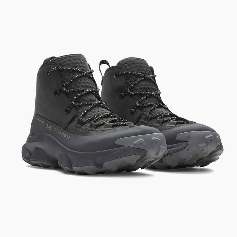 Încălțăminte de trekking pentru bărbați Under Armour Charged Expanse Mid LTHR WP Black/Anthracite/Bayou 2