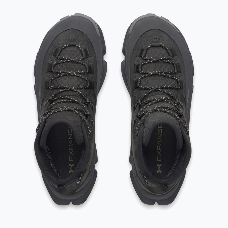 Încălțăminte de trekking pentru bărbați Under Armour Charged Expanse Mid LTHR WP Black/Anthracite/Bayou 3