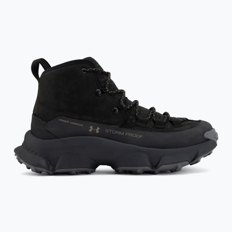 Încălțăminte de trekking pentru bărbați Under Armour Charged Expanse Mid LTHR WP Black/Anthracite/Bayou 2