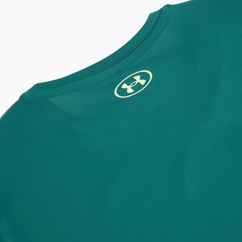 Tricou de antrenament pentru bărbați Under Armour Tech Taping rack green/fade green 7