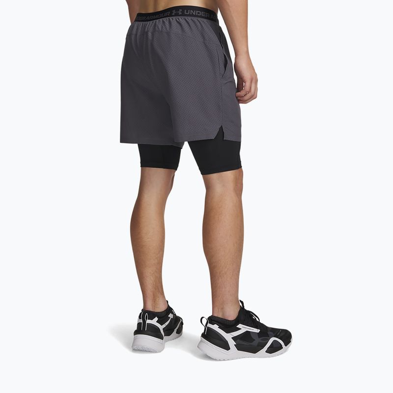Pantaloni scurți de antrenament pentru bărbați Under Armour Vanish Woven 2.0 2IN1 Shorts castlerock/black 3