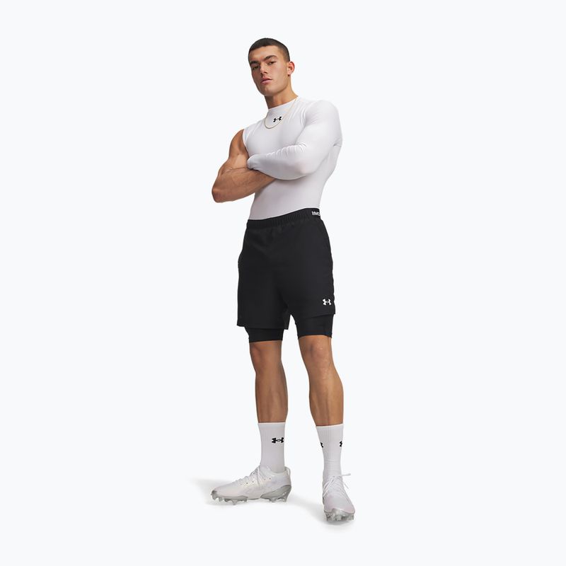 Pantaloni scurți de antrenament pentru bărbați Under Armour Vanish Woven 2.0 2IN1 Shorts black/white 2