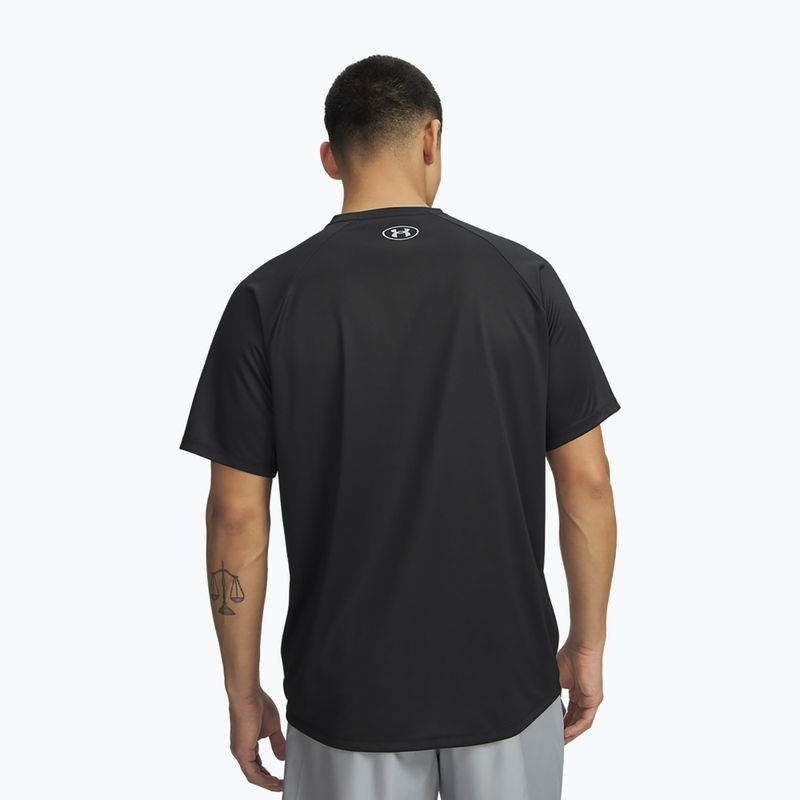 Tricou de antrenament bărbați Under Armour Tech Graphic Tee black/mod gray 2
