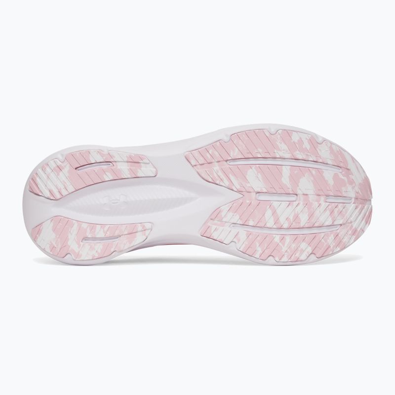 Încălțăminte de alergare pentru femei Under Armour Chase prime pink/metallic silver/white 4