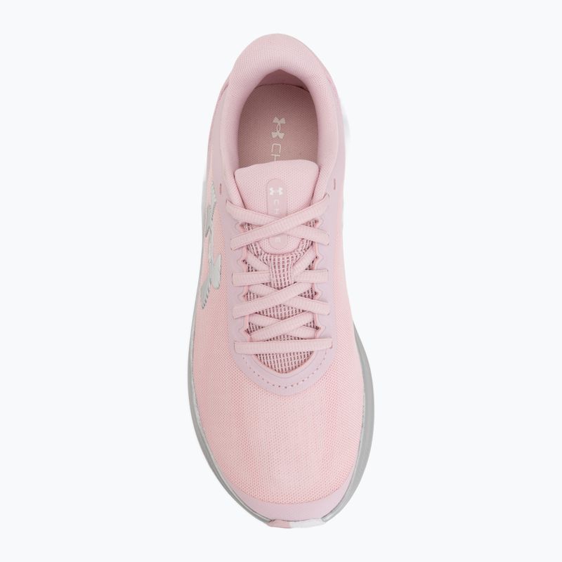 Încălțăminte de alergare pentru femei Under Armour Chase prime pink/metallic silver/white 5