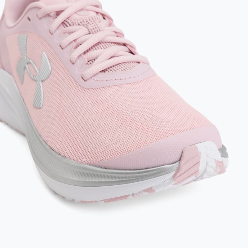 Încălțăminte de alergare pentru femei Under Armour Chase prime pink/metallic silver/white 7