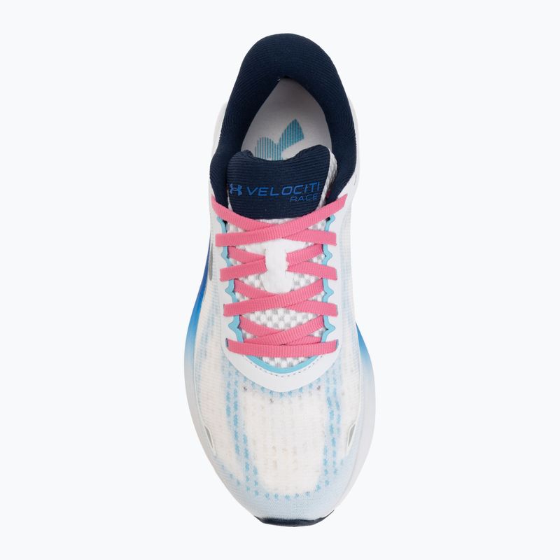 Încălțăminte de alergare pentru femei Under Armour Velociti Pace white/team royal/metallic academy 5
