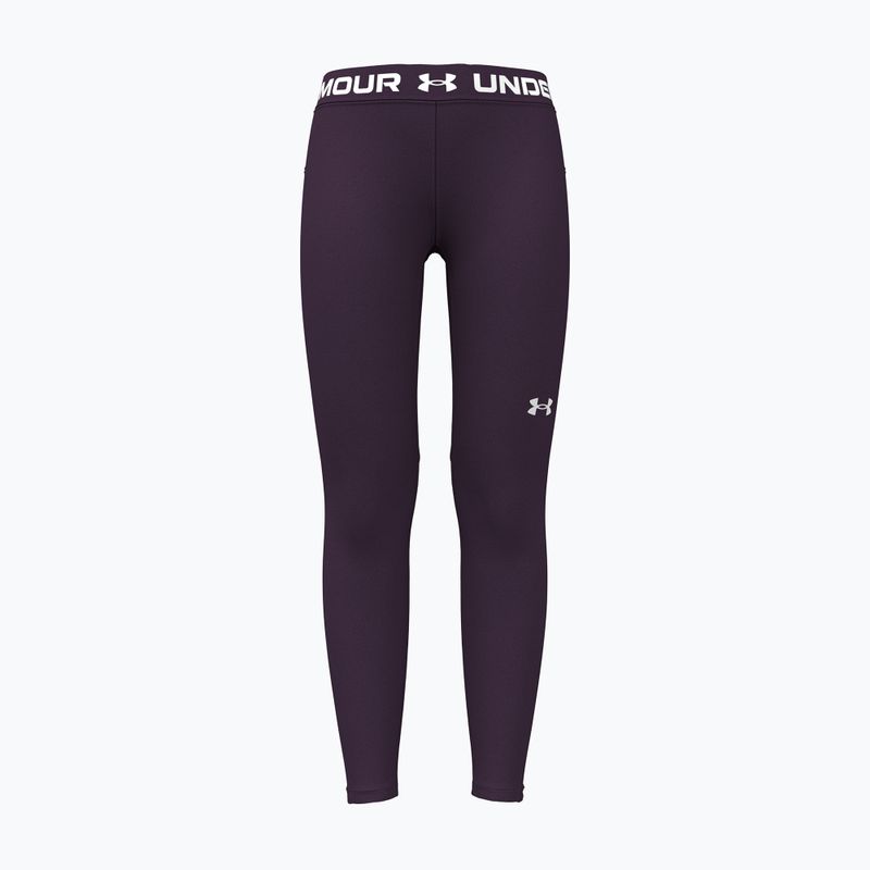 Colanți pentru copii Under Armour HeatGear Leggings purple echo/white