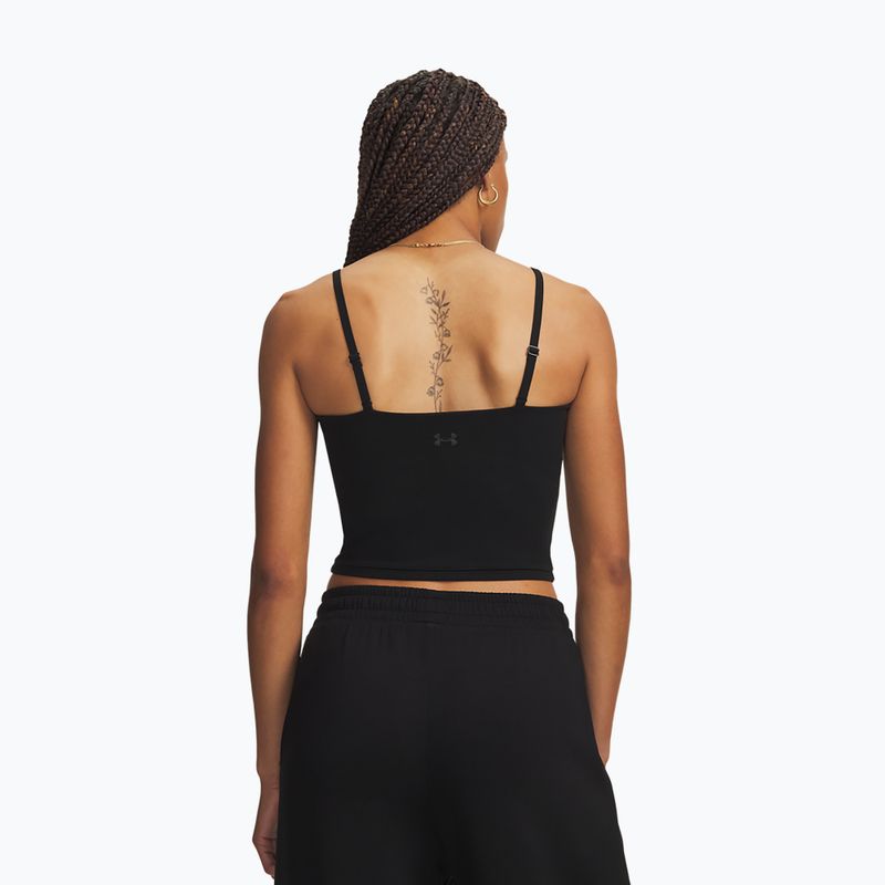 Tricou de antrenament pentru femei Under Armour Meridian Support Tank ultimate black/ultimate black 2