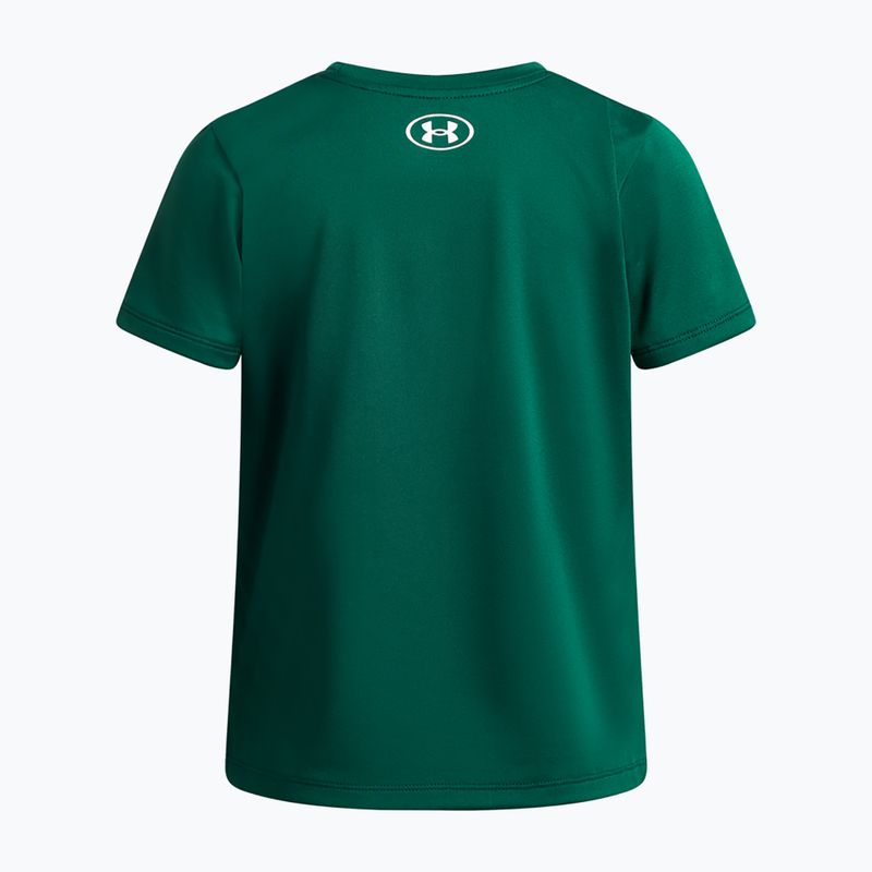 Tricou de antrenament pentru copii Under Armour Tech SSC SS campus ivy/white 2