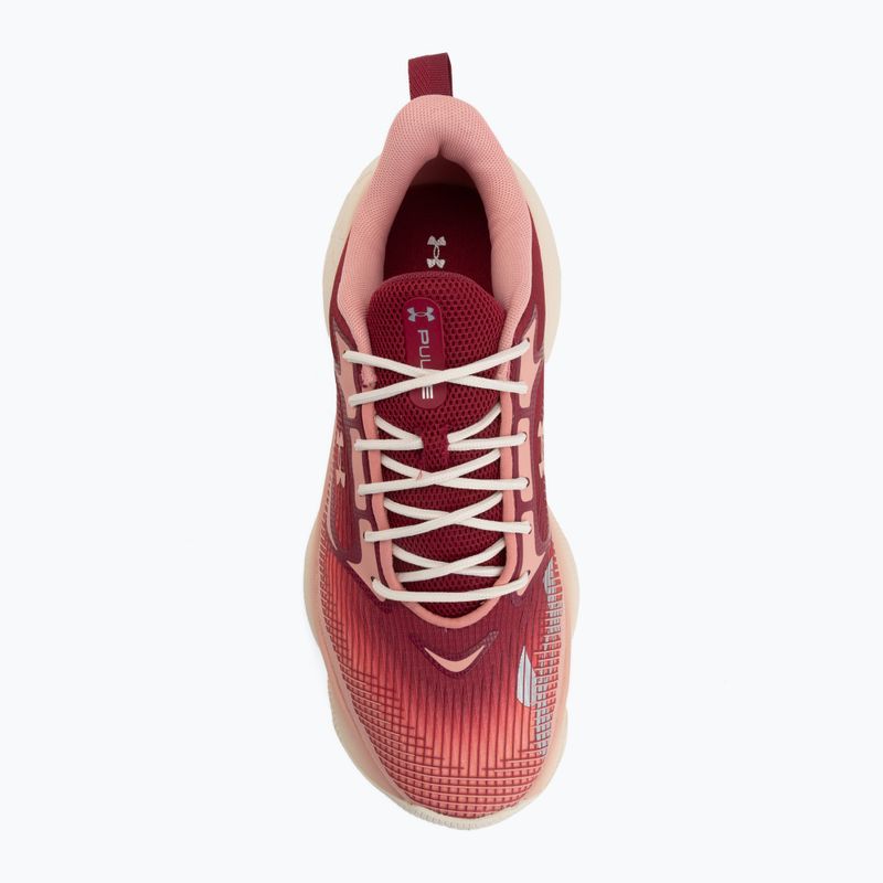 Încălțăminte de antrenament pentru femei Under Armour Pulse claret/posh pink/posh pink 5