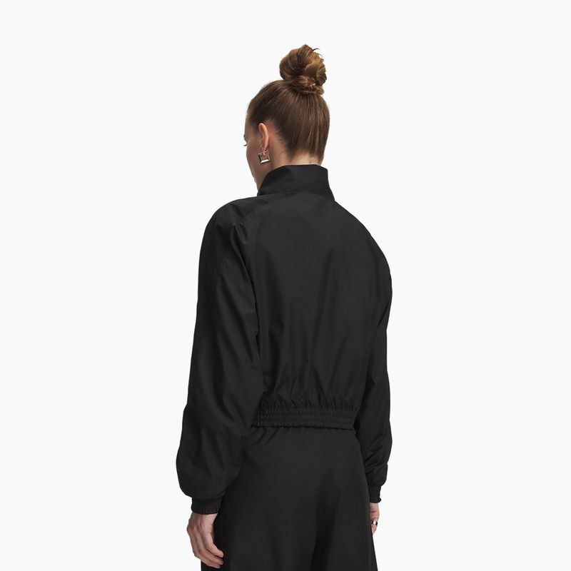 Geacă de antrenament pentru femei Under Armour Rival Woven Jacket ultimate black/white 2
