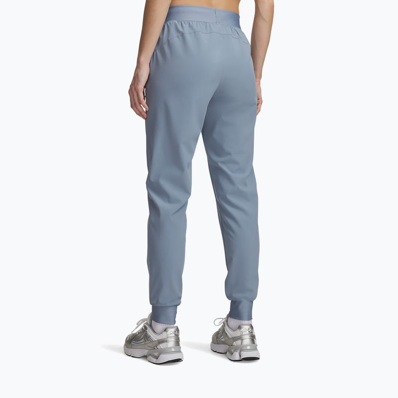 Pantaloni de antrenament pentru femei Under Armour Sport High Rise Woven Pant blue wind/black 3