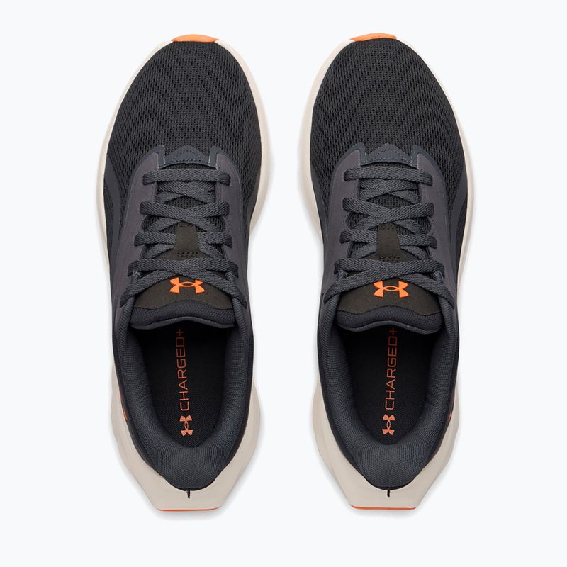 Încălțăminte de alergare pentru bărbați Under Armour Ascend black/anthracite/outrageous orange 3