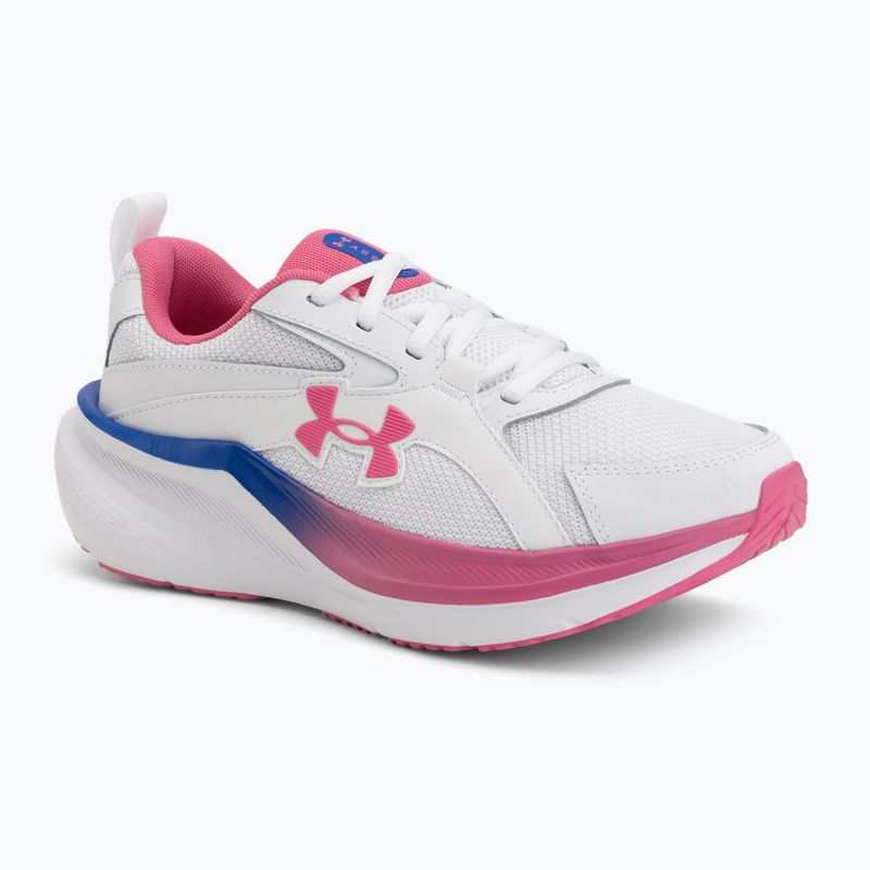 Încălțăminte de alergare pentru femei Under Armour Assert 11 white/pink frenzy/pink frenzy