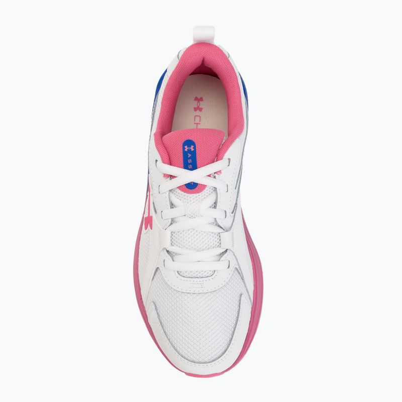 Încălțăminte de alergare pentru femei Under Armour Assert 11 white/pink frenzy/pink frenzy 5
