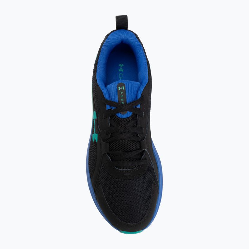 Încălțăminte de alergare pentru bărbați Under Armour Assert 11 black/team royal/geode green 5