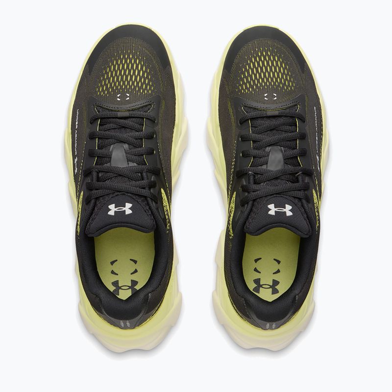 Încălțăminte de alergare pentru bărbați Under Armour Halo Runner 2 Ultimate Black/Sonic Yellow/Metallic Silver 3