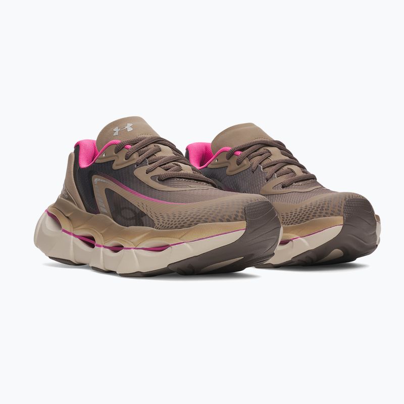 Încălțăminte de alergare pentru femei Under Armour Halo Racer 2 desert taupe/virtual pink/peppercorn 2