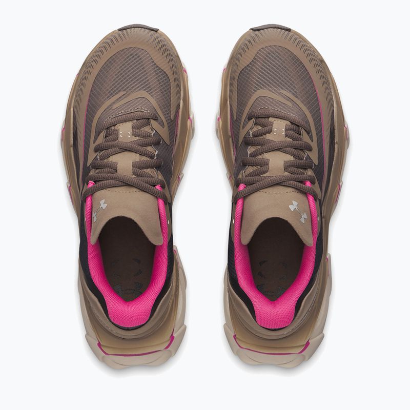 Încălțăminte de alergare pentru femei Under Armour Halo Racer 2 desert taupe/virtual pink/peppercorn 3