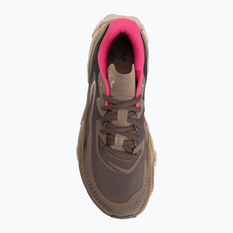 Încălțăminte de alergare pentru femei Under Armour Halo Racer 2 desert taupe/virtual pink/peppercorn 5