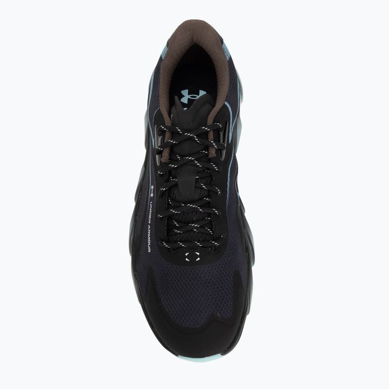 Încălțăminte de alergare pentru bărbați Under Armour Halo Runner SE 2 ultimate black/peppercorn/opal blue 5