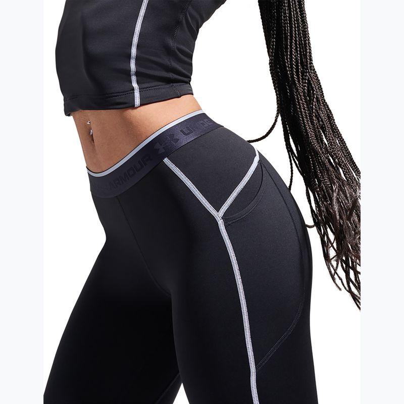 Colanți de antrenament pentru femei Under Armour ColdGear Elite Leggings ultimate black/reflective 7