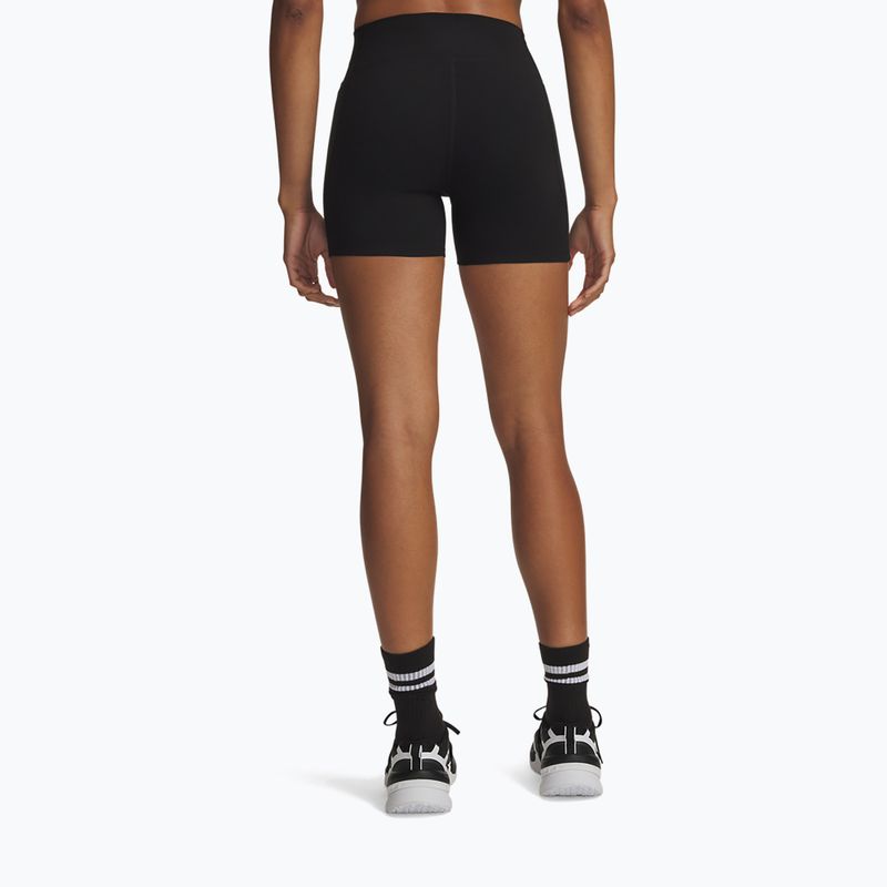 Pantaloni scurți de antrenament pentru femei Under Armour Motion Middy ultimate black/white 3