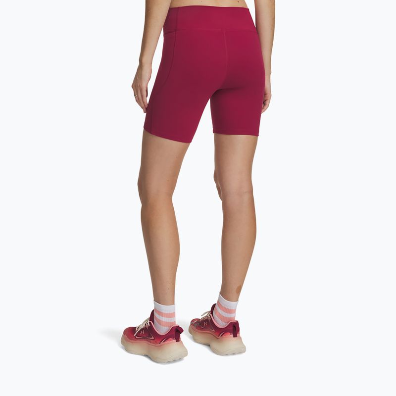Pantaloni scurți de antrenament pentru femei Under Armour Motion Bike Shorts claret/ox blood 3