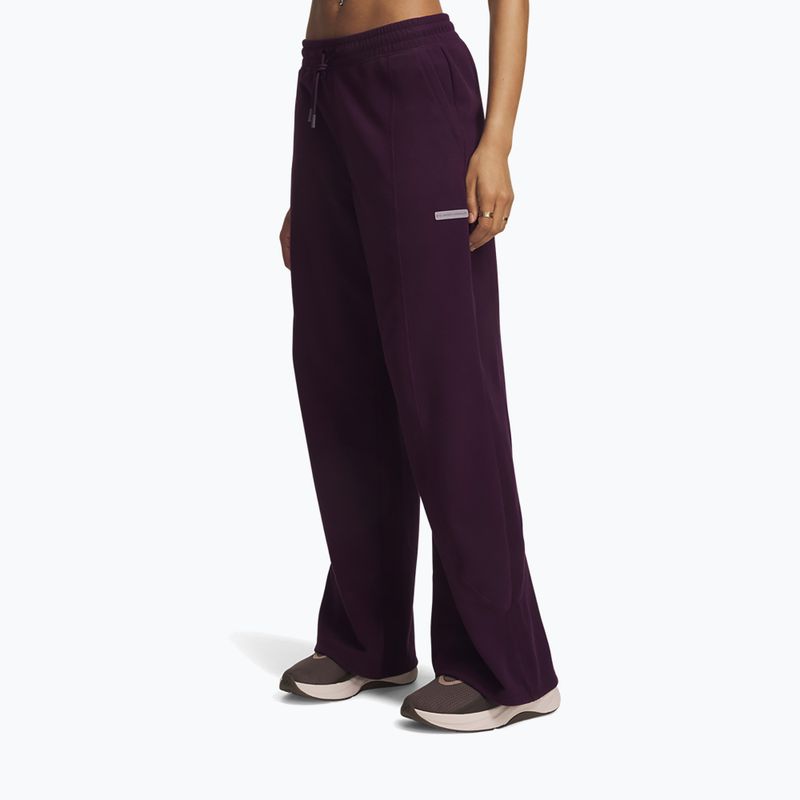 Pantaloni de antrenament pentru femei Under Armour Performance Fleece Pants purple echo/purple echo