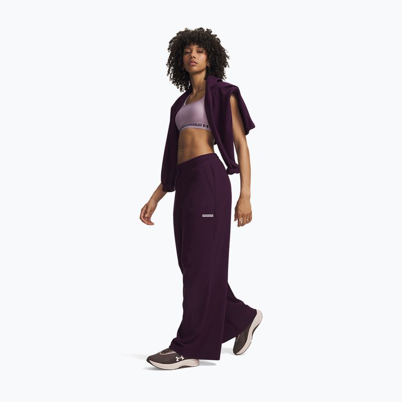 Pantaloni de antrenament pentru femei Under Armour Performance Fleece Pants purple echo/purple echo 2