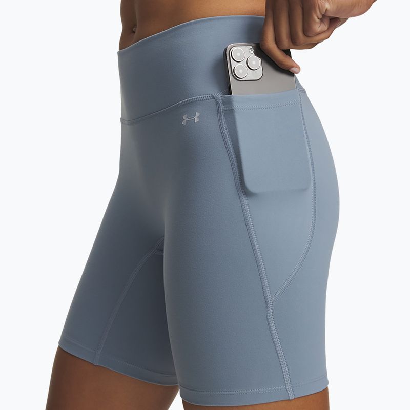 Pantaloni scurți de antrenament pentru femei Under Armour Motion Bike Shorts blue wind/blue fog 4