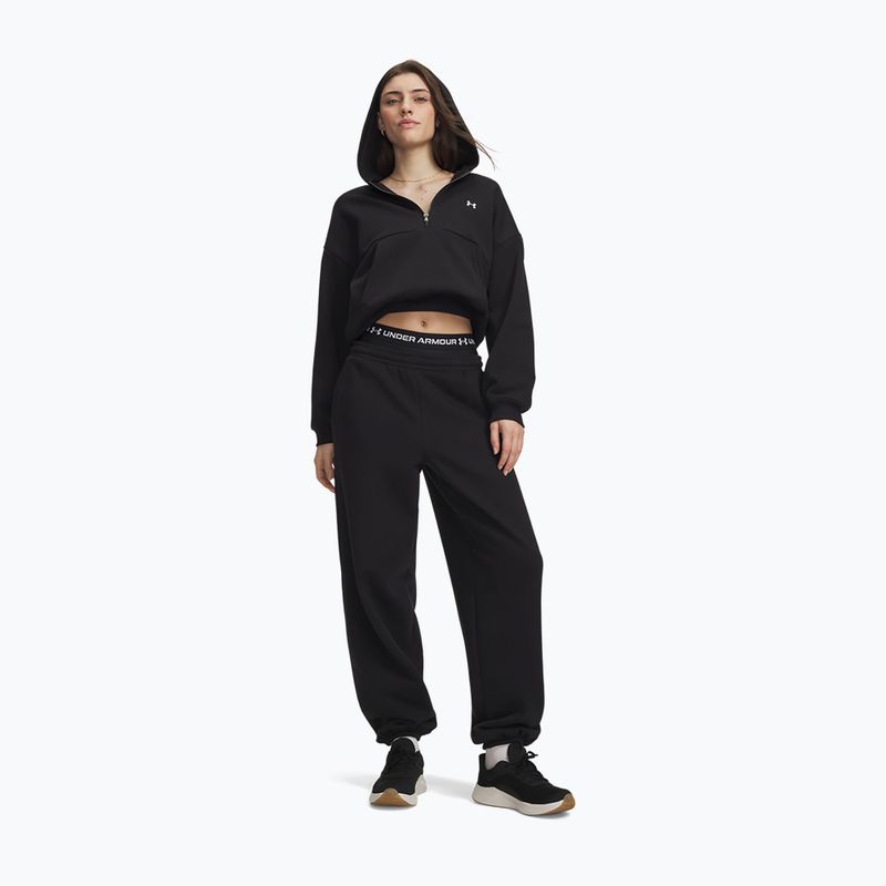 Pantaloni pentru femei Under Armour Icon Fleece Gym Pant ultimate black/white 2
