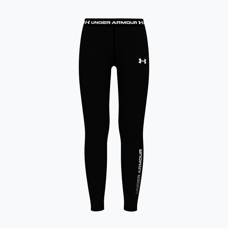Colanți pentru copii Under Armour HeatGear Branded Leggings black/white