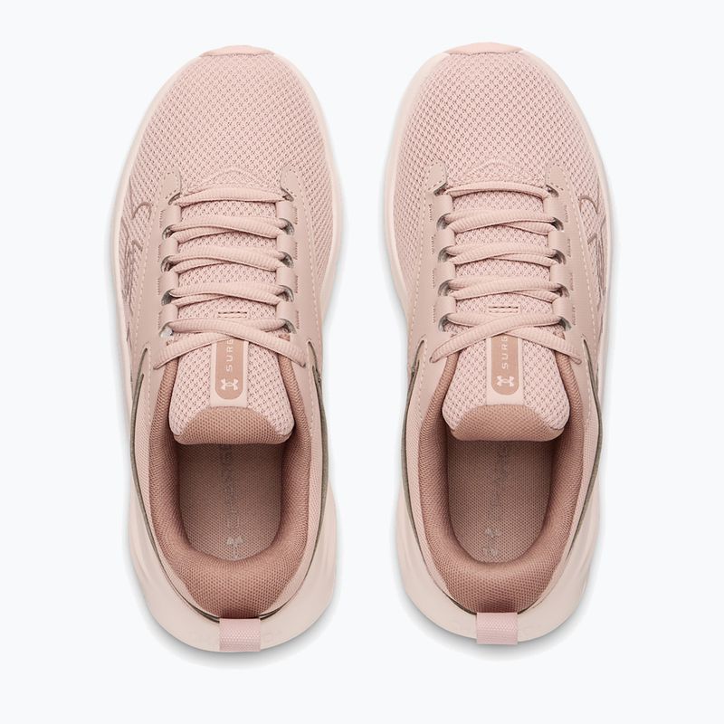 Încălțăminte de alergare pentru femei Under Armour Surge 5 bashful pink/apex pink/deep almond 3