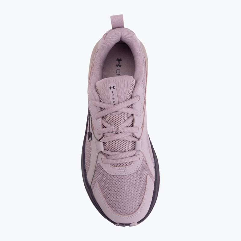 Încălțăminte de alergare pentru femei Under Armour Assert 11 mauve pink/white/purple echo 5