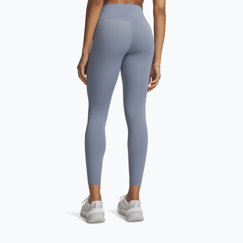 Colanți de antrenament pentru femei Under Armour Vanish Elite Leggings blue wind/metallic silver 3