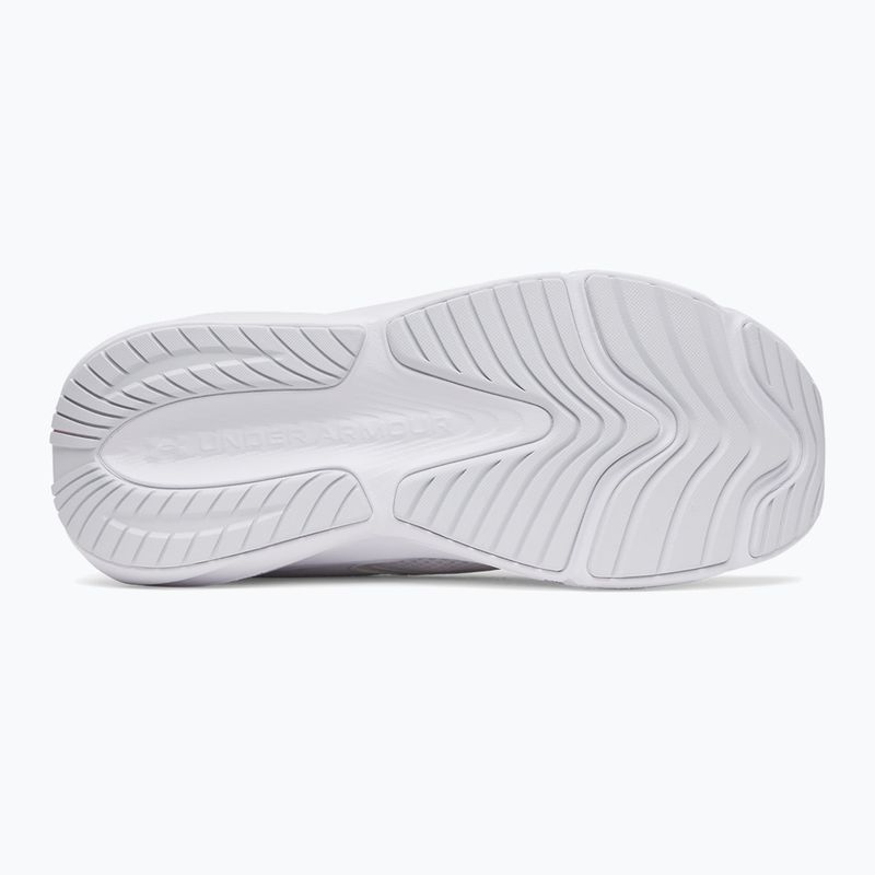 Încălțăminte de alergare pentru femei Under Armour Surge 5 white/white/iridescent 4