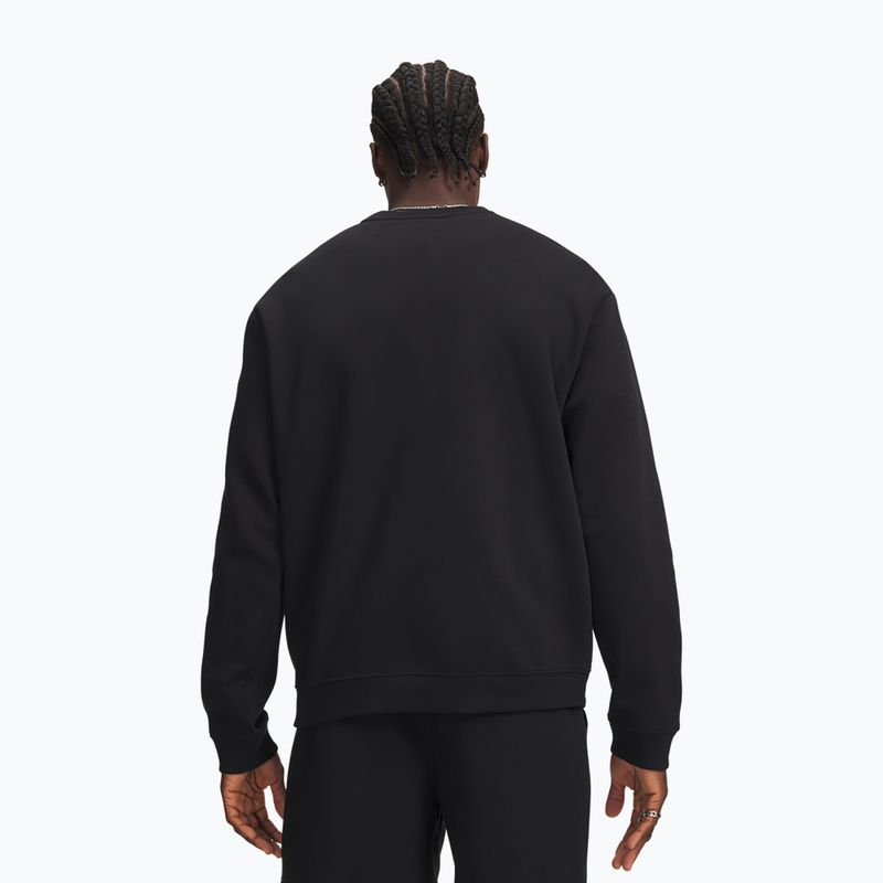 Bluză pentru bărbați Under Armour Rival Fleece Crew ultimate black/white 2