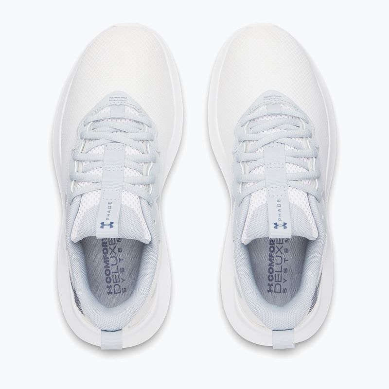 Încălțăminte de alergare pentru femei Under Armour Phade RN 4 white/blue fog/blackout navy 3