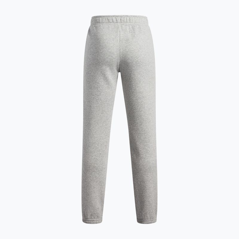 Pantaloni pentru copii Under Armour B Rival Fleece Jogger mod gray light heather/white 2