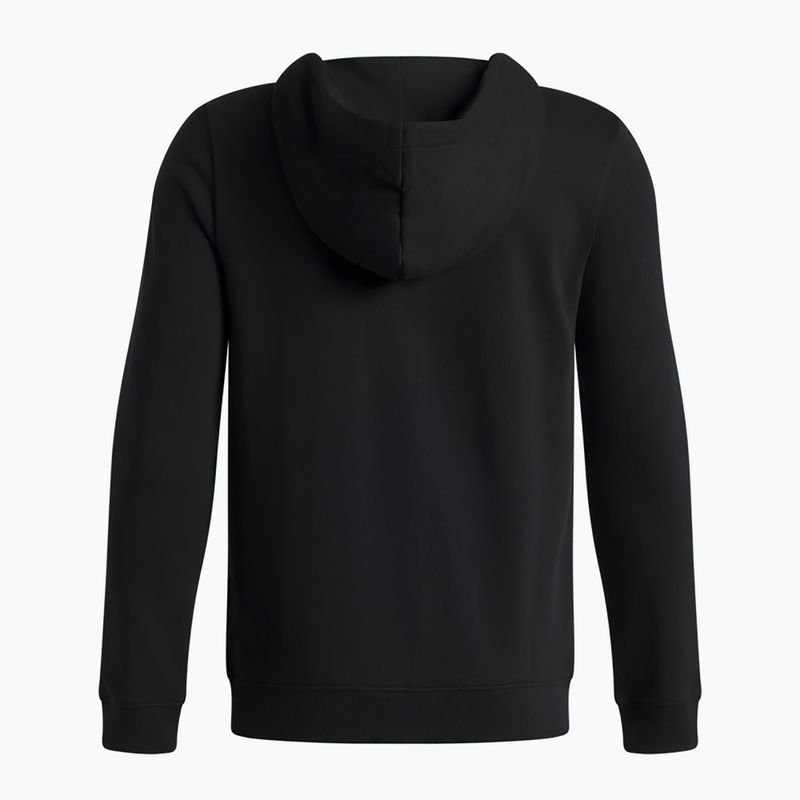 Bluză pentru copii Under Armour Rival Lightweight Full Zip ultimate black/black 2